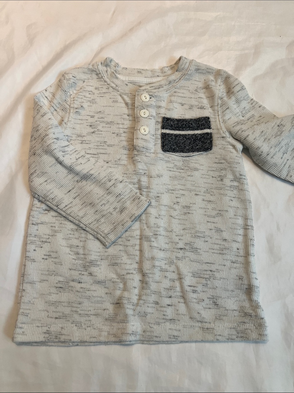 “Bundle 10/$13” Cat & Jack 2T toddler boy long sleeve pocket casual dress shirt